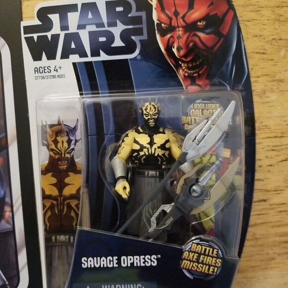 Star Wars action figures 3.75 savage opress and the mandalorian death watch - Picture 3 of 3